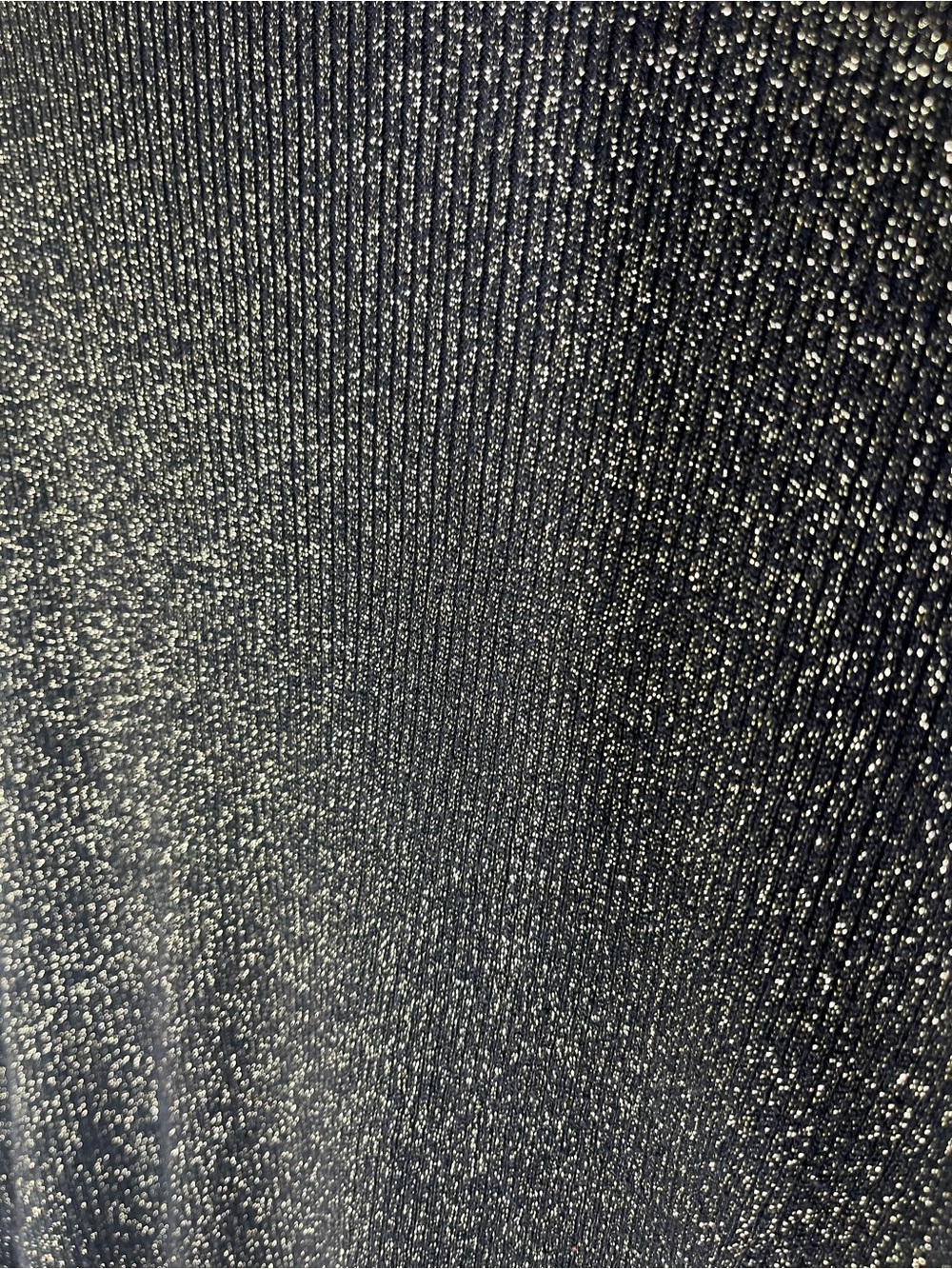 Ann Taylor Metallic Black Turtleneck Sweater - Picture 2 of 4